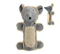 Squeak Toy Mechanism, Dog Squeaky Plush Collection, Interactive Chew Pet Supplies Deer Bear Teeth Cleaning Soft Doll Aggressive Chewers Youth Estructural Touch Textura Enriquecimiento Boredom Gear