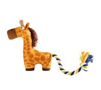 Squeaky Animals, Dog Chew Toys, Soft Plush Built-In Squeaker Lightweight Portable Gentle Texture Cloth Material Compact, Pet Catch Toy for Home Indoor Outdoor Exercise, 7.87Inches, Green, Gray, Brown