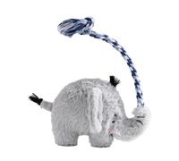 Squeaky Animals, Dog Chew Toys, Soft Plush Built-In Squeaker Lightweight Portable Gentle Texture Cloth Material Compact, Pet Catch Toy for Home Indoor Outdoor Exercise, 7.87Inches, Green, Gray, Brown