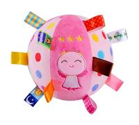 Squeaky Dog Ball 5.91 pulgadas de felpa suave juguetes interactivos para perros juguetes chirriantes de alta elasticidad con correas bola rodante activa resistente a las mordeduras para cachorros per