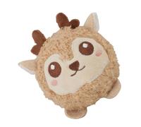 Squeaky Dog Balls, Plush Chew Toy for Small Puppies, Cuddly Soft Sound Interactive Training Toy, Creative Fun for Home & Pet Room Play, 3.54x3.54x3.94 Inches