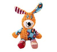 Squeaky Dog Toy - Cloth, 26,5 x 7,3 x 30 cm Plush Animal With Crinkle Paper | Interactive Chew Toy For Exercise Play, Dog Toys For Indoor, Outdoor, Backyard, Fetch, Training, Alone Time, Park, Camping