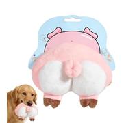 Squeaky Dog Toy - Plush Farting Sound Pet Doll with Built In Squeaker for Interactive Playtime, Funny Chew Toy with Sound Stimulation for Small to Large Breed Puppy, Kitten, Indoor Training, Travel