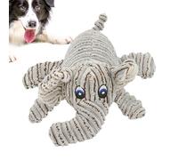 Squeaky Dog Toy, Tough Plush Chew Dogs, Interactive Pet Toy, Soothing Busy Dogs, Sturdy Material, 9.85x9.06 Inches, for Small to Medium Breeds, Multicolor
