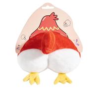 Squeaky Dog Toys - Cute Farting Sound Plush Butt Dog Toy | Interactive Plush Chew Toy for Dogs | Funny Sound Puppy Toys for Aggressive Chewers Small Medium Large Breed Kitten Safe Indoor Travel