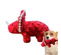 Squeaky Dog Toys - Interactive Squeaker Dog Chew Toy | Colorful Dinosaur Plush Pet Toy For Small Medium Large Dogs | Funny Squeaking Puppy Toý With Built-in Squeaker For Teeth Cleaning Entertainment