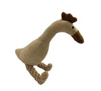 Squeaky Dog Toys - Rooster Knot Chew Doll, Dog Toys Squeaky with Internal Sounder, Interactive Plush with, Durable Rope Limbs, Health Toy, Boredom Breaker for Teeth Cleaning, Cognitive Training