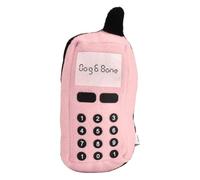 Squeaky Felpa Juguete del teléfono Celular Chew Toy Pet Chew Squeaker Juguetes Divertido teléfono móvil Forma Juguete Interactivo para Gato(Rosa)
