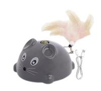 Squeaky Mice Toys, Rechargeable Cat Toys, Automatic Moving Mice, Cat Grass Toys, Bell Cat Toys, Indoor Kitten Toys, Outdoor Cat Exercise, Turning Squeaky Toys for Kitten Indoor Outdoor Exercise