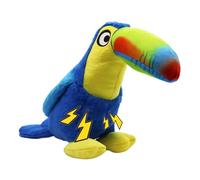 Squeaky Parrot Dog Toy, interactivo para perros, de perro de peluche, de perro colorido, para perros grandes, interactivo para perros grandes,