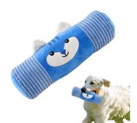 Squeaky Toys For Dogs, Dog Plush Toys For Aggressive Chewers, Chew Squeaky Interactive Games Plush | Enrichment Pet Supplies, Cylindrical Pillow Puppy Teething Chewing