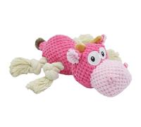 SqueakyCute dogToys - SqueakyCute, juguetes chirriantes de peluche, juguetes para perros | Muñeca interactiva resistente a las mordeduras, suministros para dentición, mantener a los perros ocupados y