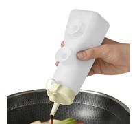 Squeeze Bottles for Sauces - Portable Liquids Dispenser | Silicone Kitchen Container with Easy Flow, Cooking Tool with Restaurant Meal Prep Picnic Use, Food Storage Bottle for Dressing