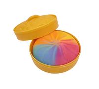 Squeeze Bun Toy - Soft Cute Colorful, Fun Stress Relief Squishy with Safe Material, Kids Adult Squeeze Dough, Party Favors, Easter Basket Stuffers for Classroom Home Office