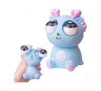 Squeeze Dragon Pop Out Eyes Toys, Eye Popping Dragon Stress Relief Squeezy Toy for Christmas Birthday Gift Party Favors NEW