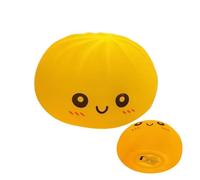Squeeze Dumpling | Gentle Glow Advantage | TPE Material | Squeeze Food Bun-Inspired Toy | Stress Relief Baozi Ornament | Cute Sensory Dim Sum | For Boys Children Students