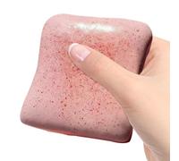 Squeeze Fidget Toy, Elastic Soft Toast Squish Toy, Portable and Lightweight, Fun Pinchable Squish Toys for Kids Boys Girls Teens Adults, Home School Office Travel, 3.54 Inch