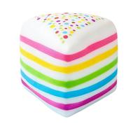 Squeeze Fidget Toy - Soft Desk Sensory Toy for Relaxation | Material with Slow Rebound Texture, Rainbow Cake Stress Ball, Hand Squeeze Toys for Home Office Classroom Travel