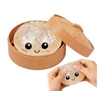 Squeeze Fidget Toys, Bun Relief Soft Desk Accessories, Fun Squeeze Ball Stress Toys - for Adults Men Women Kids Home Office Classroom Work Study Travel Holiday Party