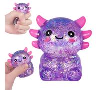 Squeeze Fidget Toys-Cute Glitter Animal Stress Ball,Slow Rising Sensory Relief,Quiet Classroom Tool,Shimmering Tension Release,Durable Calming Gadget | for Girls Boys