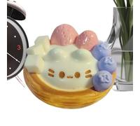 Squeeze Fidget Toys - Gadget de tarta de huevo de dibujos animados, juguete antiestrés para relajación, diseño sensorial calmante, accesorio para aliviar el estrés con diversión, herramienta de mano p