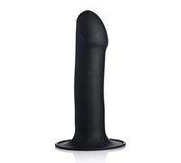 Squeeze-It El emergente Se fálica consolador - Negro. 290 g