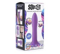 Squeeze-It Flexible Silicone Dildo - Purple 150 g