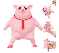 Squeeze Juguetes Piggy, Juguetes para Apretar Cerdos, Piggy Juguetes Antiestres Squeeze, Rosa Cerdo Antiestres Juguetes, Juguetes Piggy Cerdo Decompression para NiñOs Y Adultos Aliviar la Ansiedad