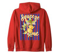 Squeeze Me Lemon Quote Cute Citrus Fruit Juego de Palabras de Verano Sudadera con Capucha