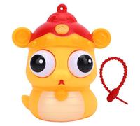 Squeeze out Eyes Toy Funny Eyeball Burst Toy Squeezy Animal Doll with Pop out Eyes for Office Party Favors Birthday Gifts Classroom Rewards Made of Premium Silicone Material (Amarilla)