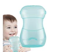 Squeeze Pouch Holder Baby Holder - Caja reversible a prueba de aplastamiento, transparente, a prueba de aplastamiento, bolsa de puré, alimentación, sin desorden, recipiente reutilizable para caja de