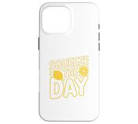 Squeeze The Day Funny Lemon Carcasa para iPhone 16 Pro MAX