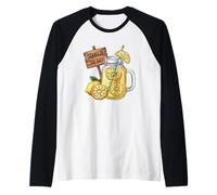 Squeeze The Day Lemon Jar Motivación Camiseta Manga Raglan
