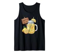 Squeeze The Day Lemon Jar Motivación Camiseta sin Mangas