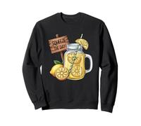 Squeeze The Day Lemon Jar Motivación Sudadera