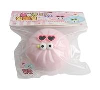 Squeeze Toys - Cute Dough Ball, Bun Shaped Fidget Plaything for Teens Kids, Stress Reliever with Gentle Bounce, Toy Bundle, Soft Game Object for Birthday Classroom and Holiday Prizes