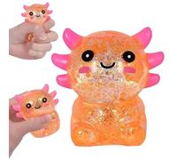 Squeeze Toys, Cute Glitter Slow Rising Salamander Fidget for Stress Relief Relaxation Kids Teens Adults, Soft Squishy Durable Design Sensory , Fidget for Office Classroom Study Home