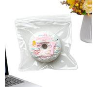 Squeeze Toys Donut, Soft Sensory Spongy, Fidget Stress Relief Toy, Realistic Donut Shape Slow Rising Toy for Stocking Stuffers Christmas Party Favors Travel Desk Relaxation Gift for Kids Adults