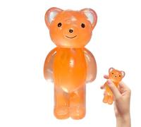 Squeeze Toys - Educational Bear Toy, 4pcs Soft Non-Sticky Pinch Bear, Stress Balls For Adults Kids, Fidget Toys | For Birthday Holiday Classroom School Stocking Stuffer Goodie Bag Party Favors