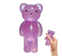 Squeeze Toys - Educational Bear Toy, 4pcs Soft Non-Sticky Pinch Bear, Stress Balls For Adults Kids, Fidget Toys | For Birthday Holiday Classroom School Stocking Stuffer Goodie Bag Party Favors