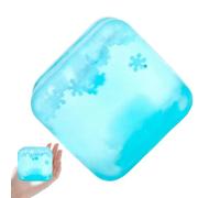 Squeeze Toys for Kids, Soft Square Stress Relief Fidget Toy with Snowflake Design Anti Sensory Relaxing Toy for Kids Adults Teens Office Classroom School Travel Commuting Use
