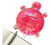 Squeeze Toys - Glitter Turtle Shape Party Favors, Sensory Toy with Sparkling Fluid Core, Slow Rebound Stress Ease Fidget, Tactile Hand Exerciser, Quiet Decompressions Accessory for Home School