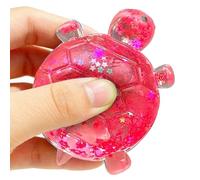 Squeeze Toys, Glitter Turtle Shape Party Favors, Ultra-Soft Sensory Toy For Stress Relief and Fun, Durable Interactive Hand Toy, Perfect For Home, School, Classroom, Dorm, College, Travel