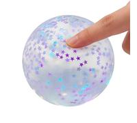 Squeeze Toys - Slow Rising Stress Balls, Glitter Squeeze Ball with Soft Texture, Desk Accessories, Stress Relief Toy, Sensory Fidget Ball for Adults Men Women Kids Classroom Home Office