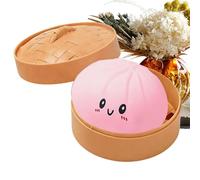Squeeze Toys - Soft Bun 8.5cm | Fidget Balls, Food Shape Sensory Toy | Slow Rising Stress Relief Toy For Men Women Kids Classroom Home Office Travel Work Study Party Holiday