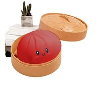 Squeeze Toys - Soft Bun 8.5cm | Fidget Balls, Food Shape Sensory Toy | Slow Rising Stress Relief Toy For Men Women Kids Classroom Home Office Travel Work Study Party Holiday