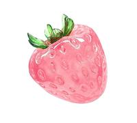 Squeezy Strawberry Toy - 2.75 Inch Slow Rising | Realistic Silicone Texture, Giant Squeeze Relief Ball for Focus, Soft Sensory Figit for , Stress Reducing Fidget Office Desk