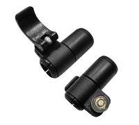 SquEqu Paquete de 2 bastones de trekking con cerradura externa de repuesto para bastones de senderismo de liberación rápida con clip para palanca al aire libre, senderismo, escalada, raquetas de