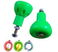 SquEqu Paquete de 2 bobinadores de carrete de cometa con mango de giroscopio, piezas de repuesto para reparación de cables de rueda de cometa