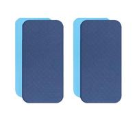 SquEqu Paquete de 2 rodilleras para yoga, coderas, tabla de tablón, codera, cubierta de espuma de 8 mm, almohadilla de equilibrio antideslizante, ruedas de ejercicio abdominal, rodilleras para tabla